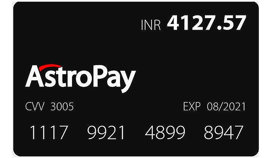 Prepaid cards Astropay